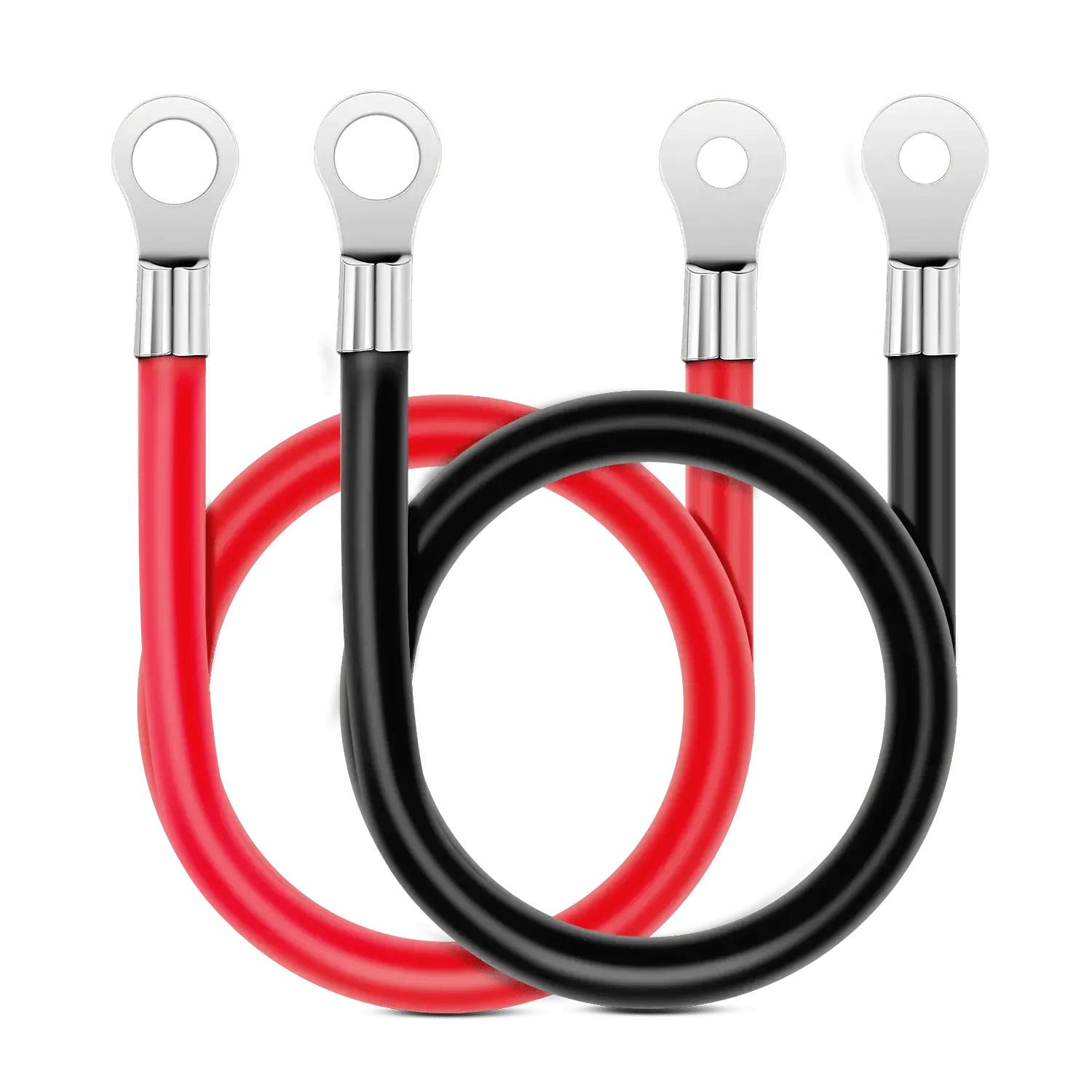 6AWG 20Inch Battery Inverter Cables Terminals