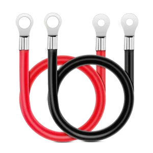 6AWG 20Inch Battery Inverter Cables Terminals