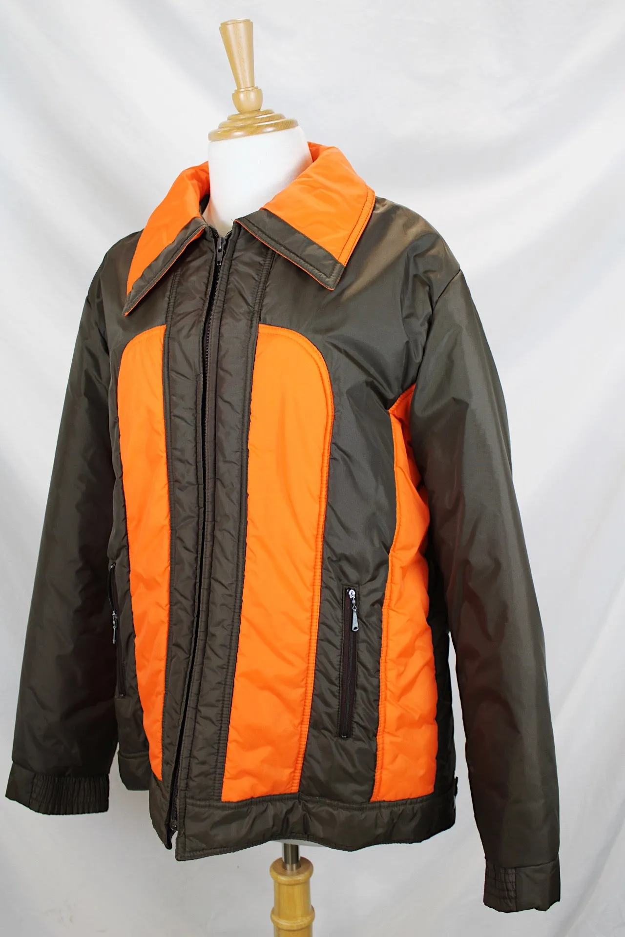 Brown & Orange Puffy