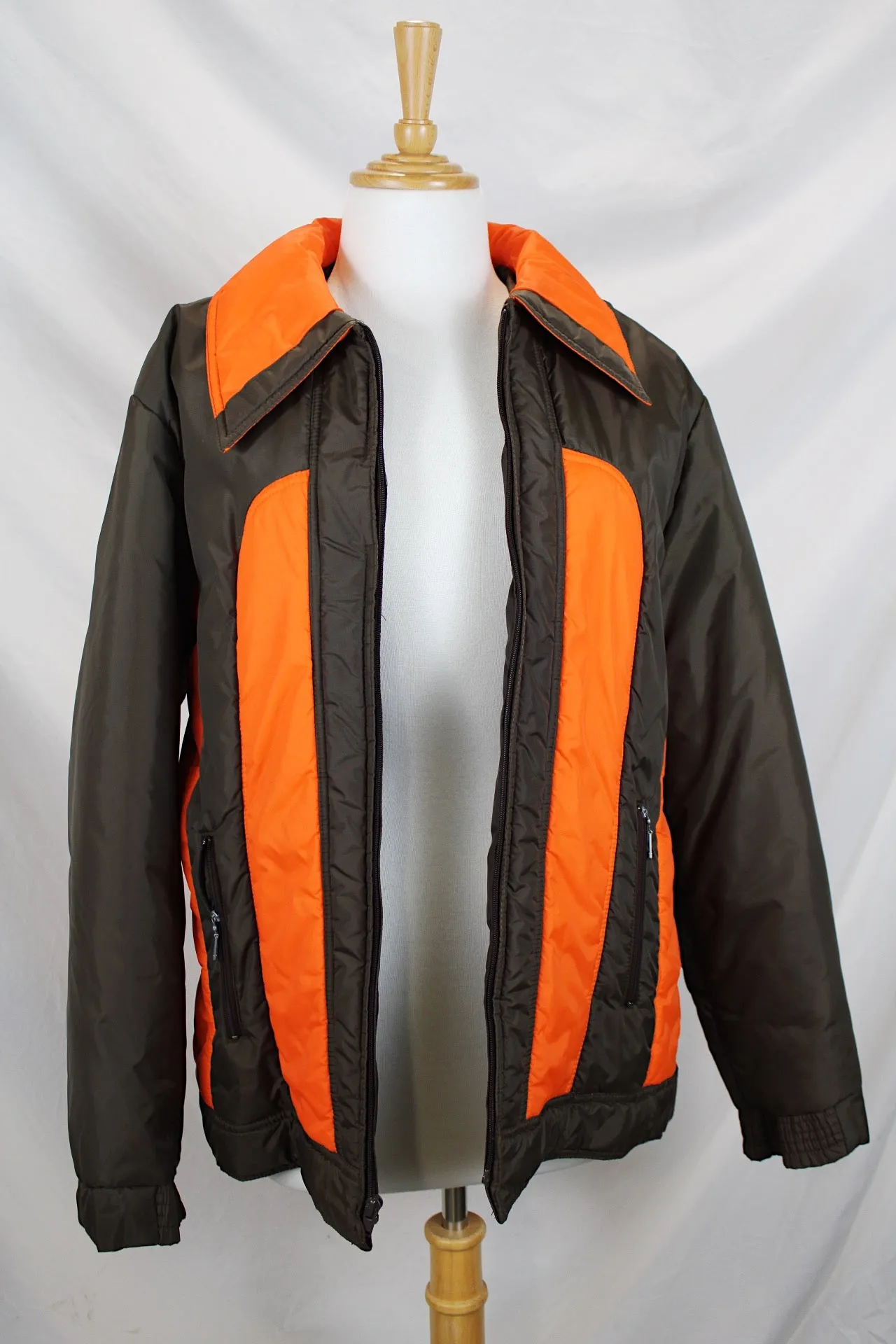 Brown & Orange Puffy