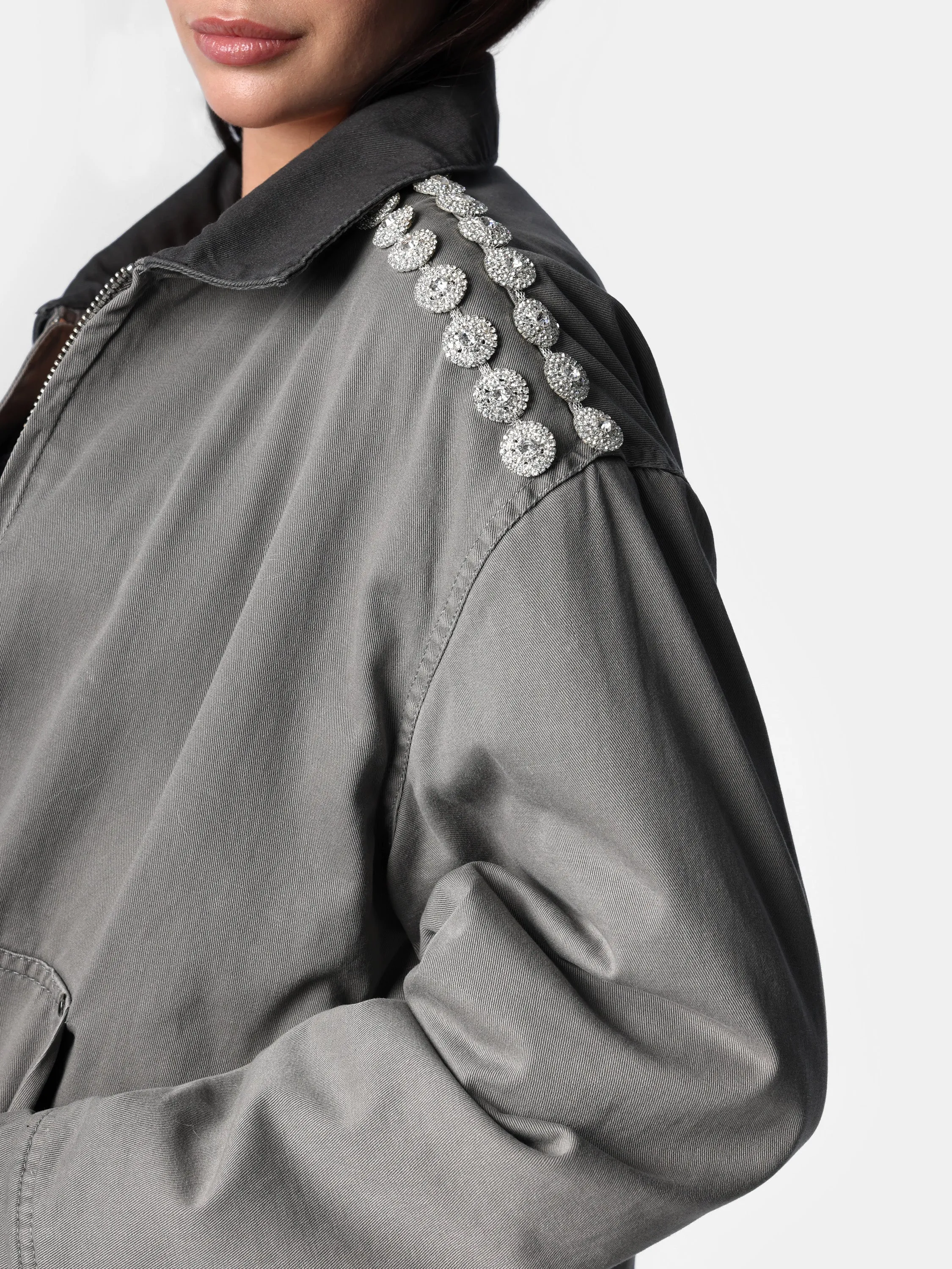 Crystal Glam Workman's Jacket