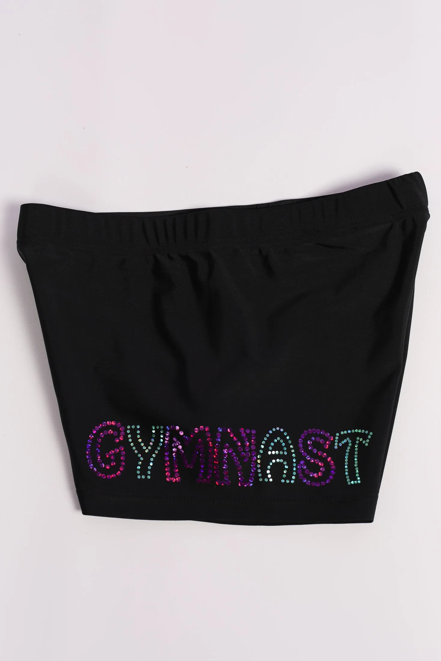 Dual tone Gymnast Sequin Black Shorts