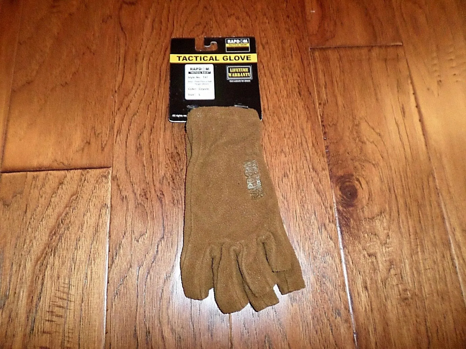 Half Finger Polar Fleece Gloves Tactical Shooters Rapdom Cold Weather CYB  LARGE