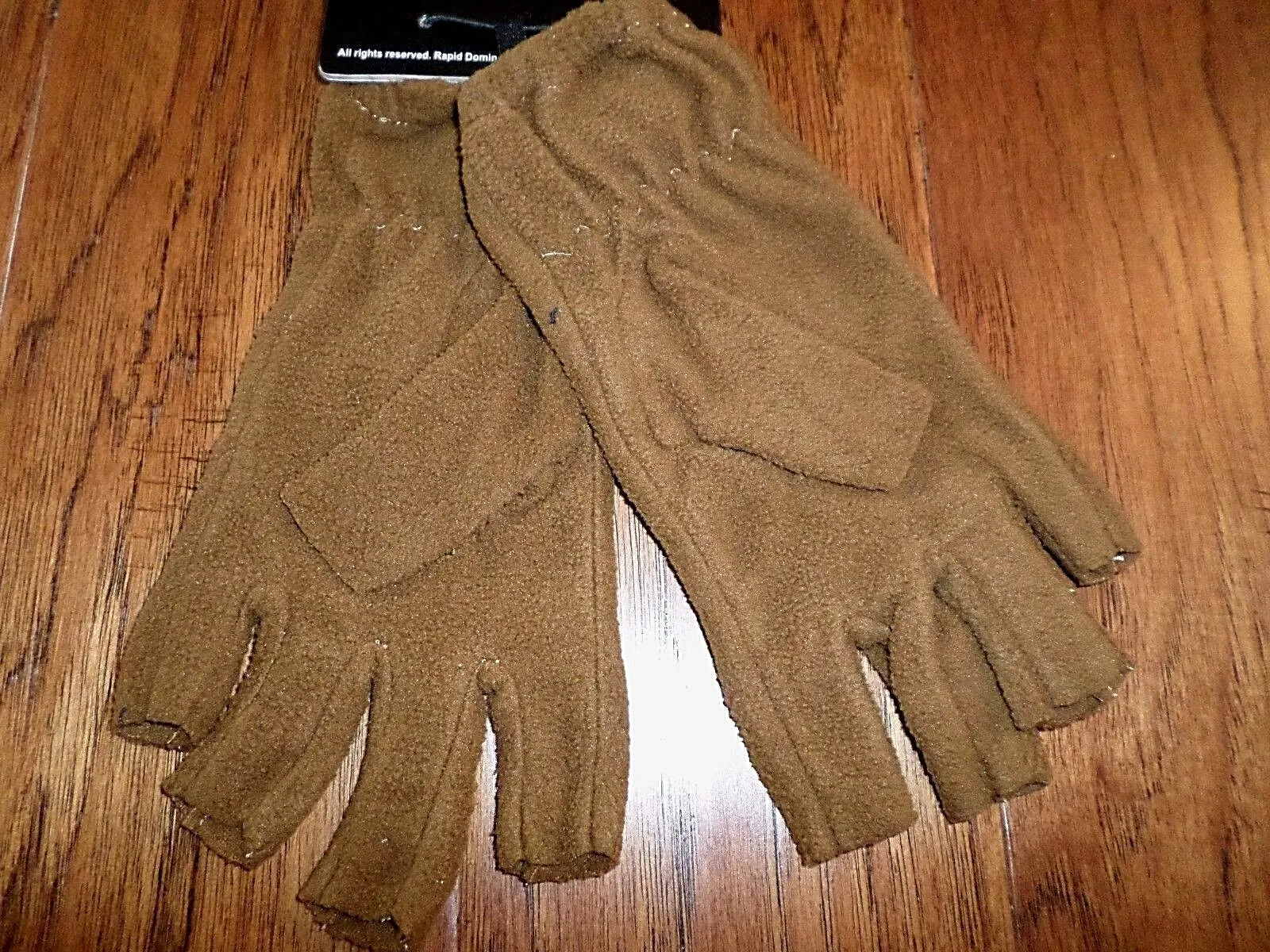 Half Finger Polar Fleece Gloves Tactical Shooters Rapdom Cold Weather CYB  LARGE