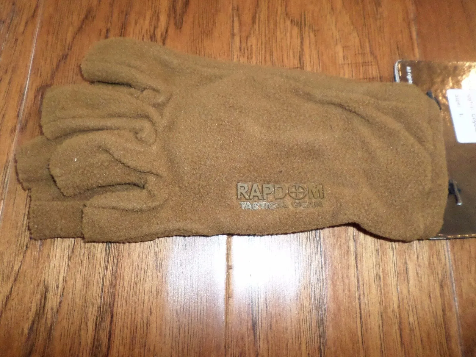 Half Finger Polar Fleece Gloves Tactical Shooters Rapdom Cold Weather CYB  LARGE