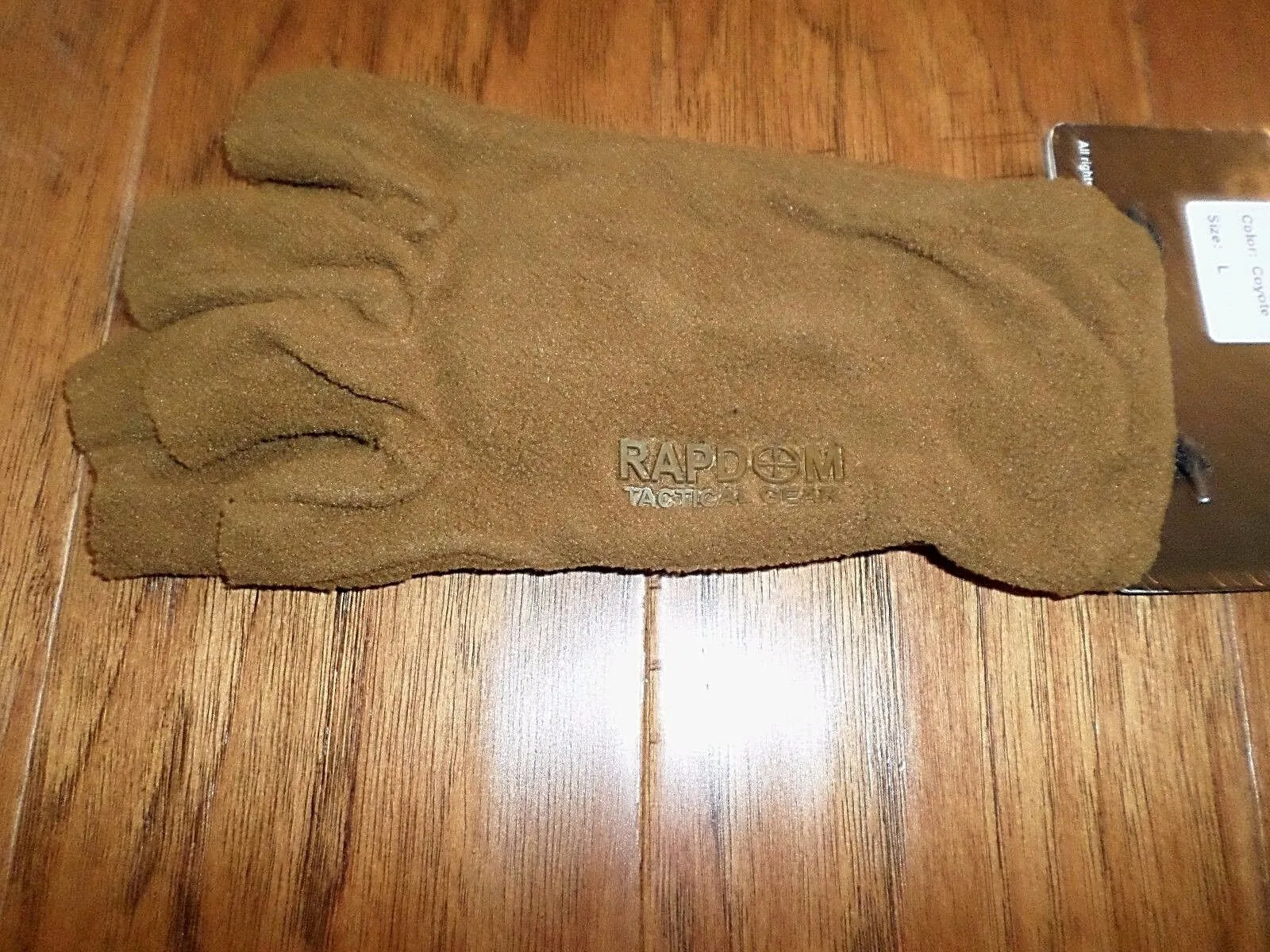 Half Finger Polar Fleece Gloves Tactical Shooters Rapdom Cold Weather CYB  LARGE