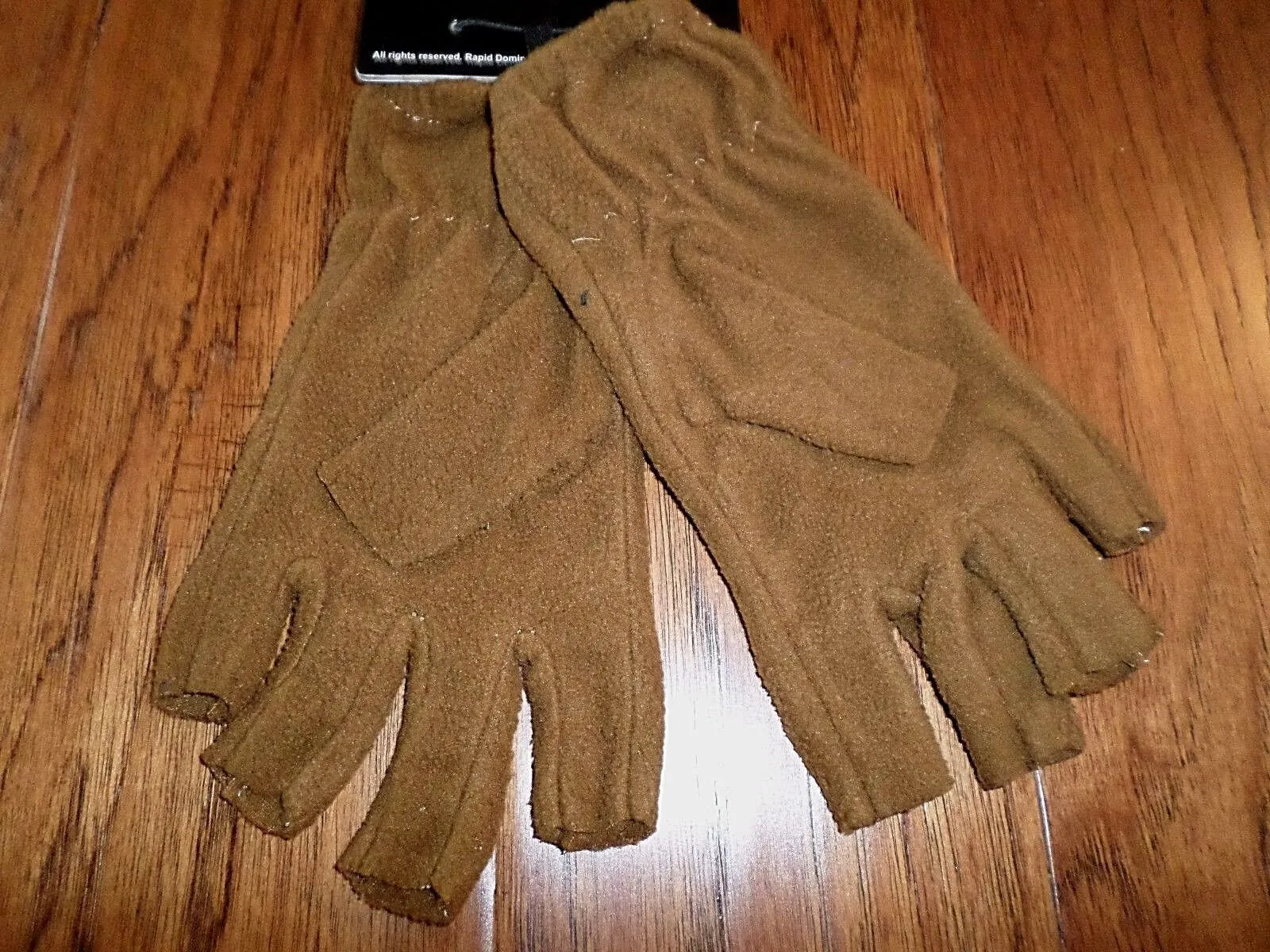 Half Finger Polar Fleece Gloves Tactical Shooters Rapdom Cold Weather CYB  XL