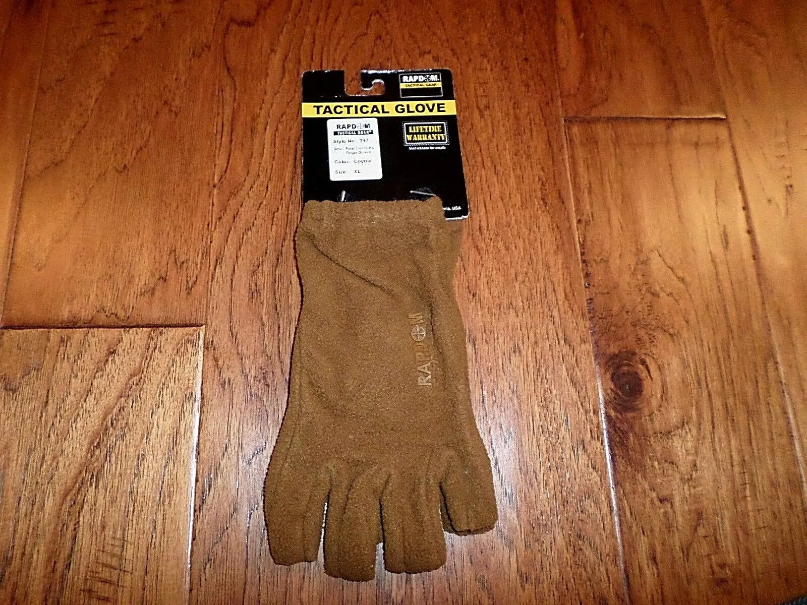 Half Finger Polar Fleece Gloves Tactical Shooters Rapdom Cold Weather CYB  XL