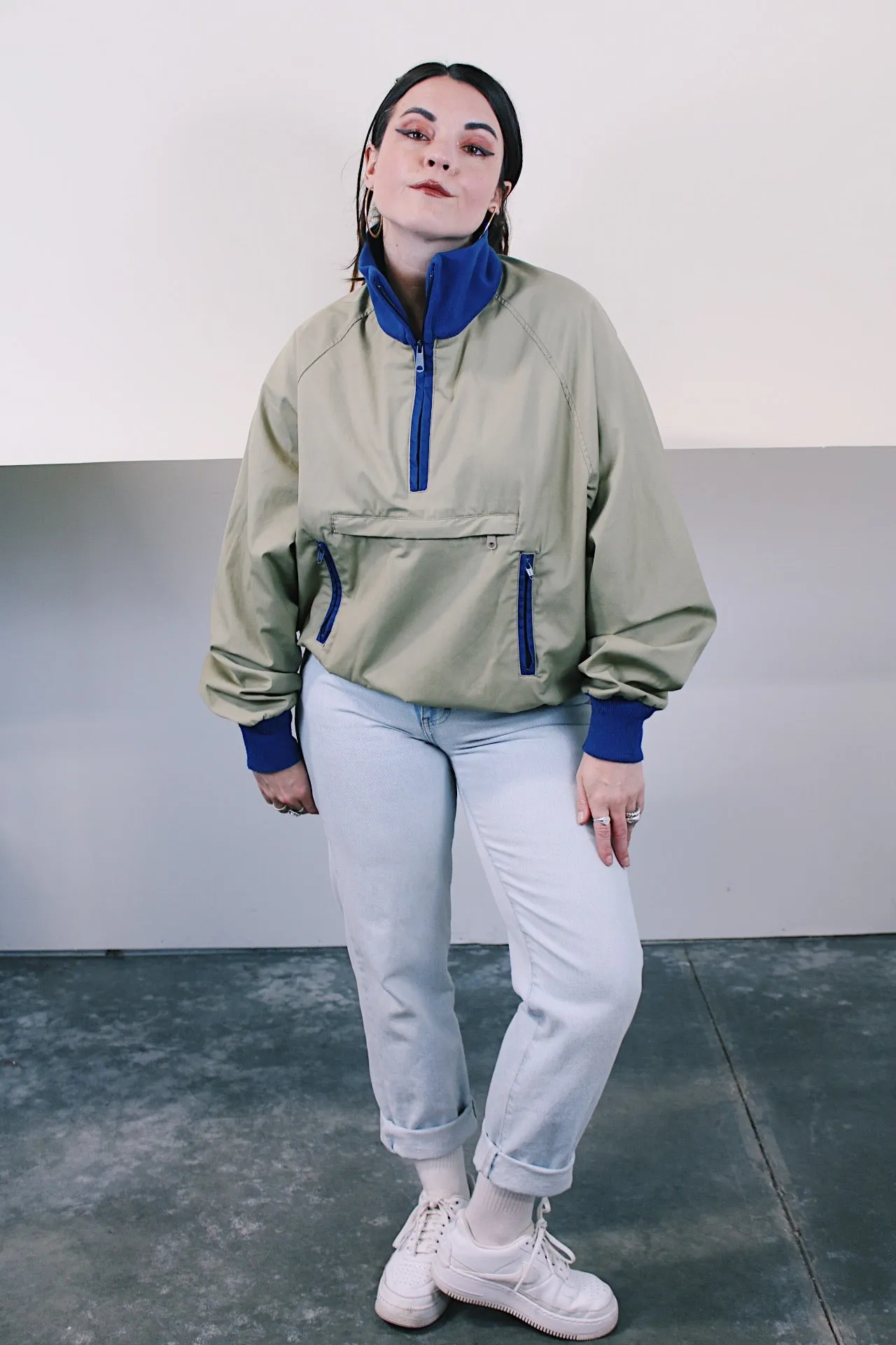 Half Zip Pullover Windbreaker
