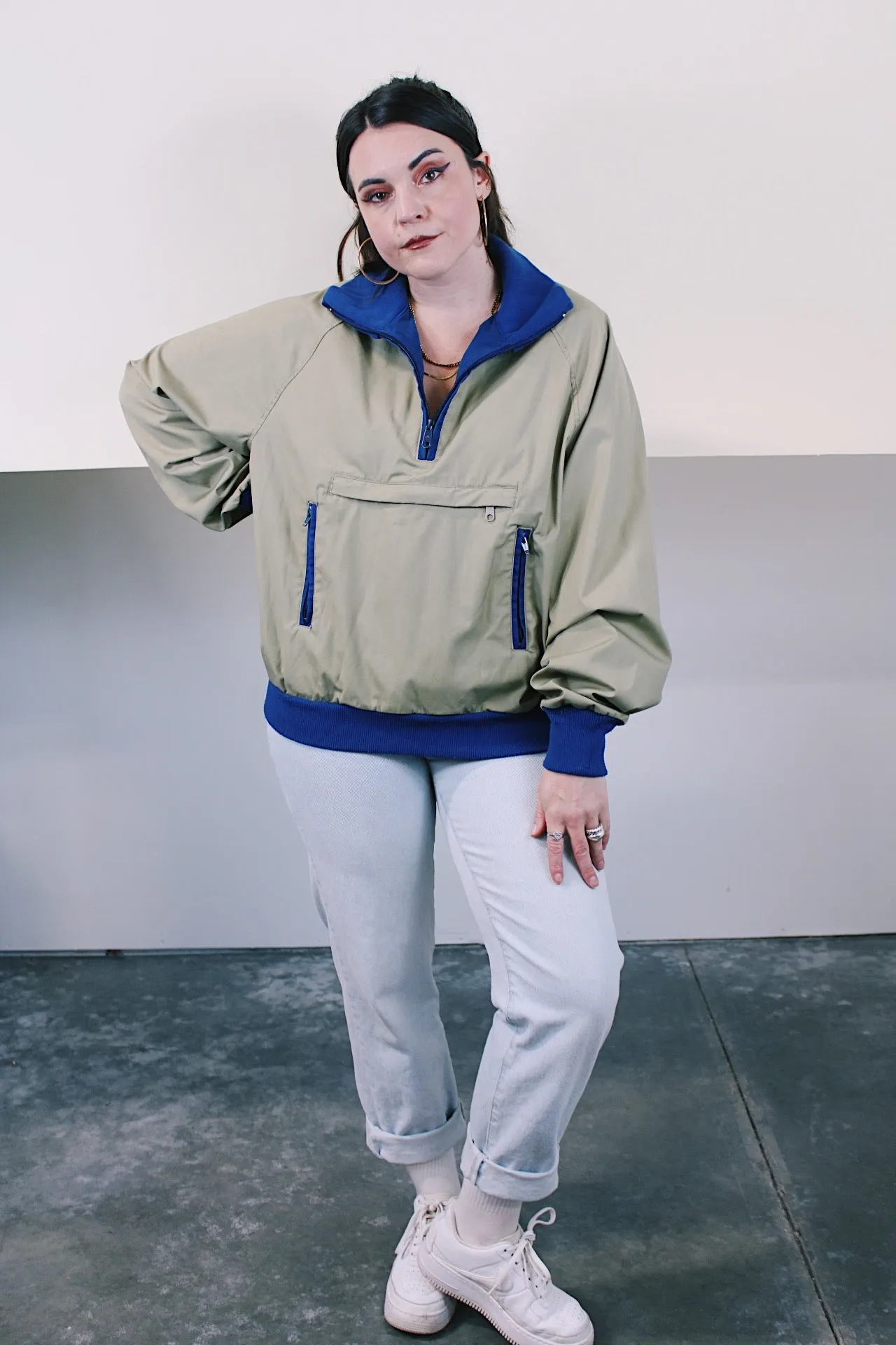 Half Zip Pullover Windbreaker
