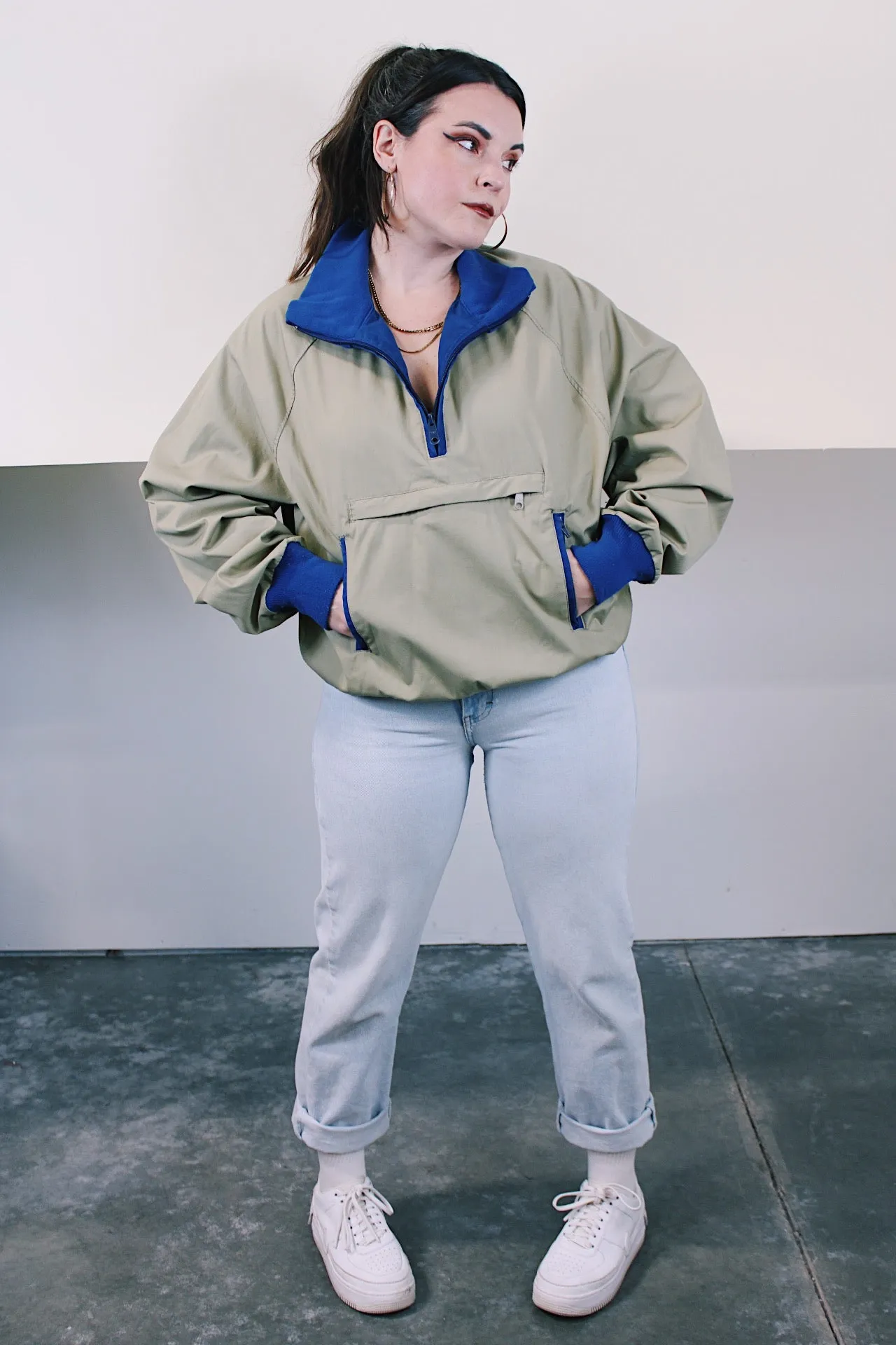 Half Zip Pullover Windbreaker