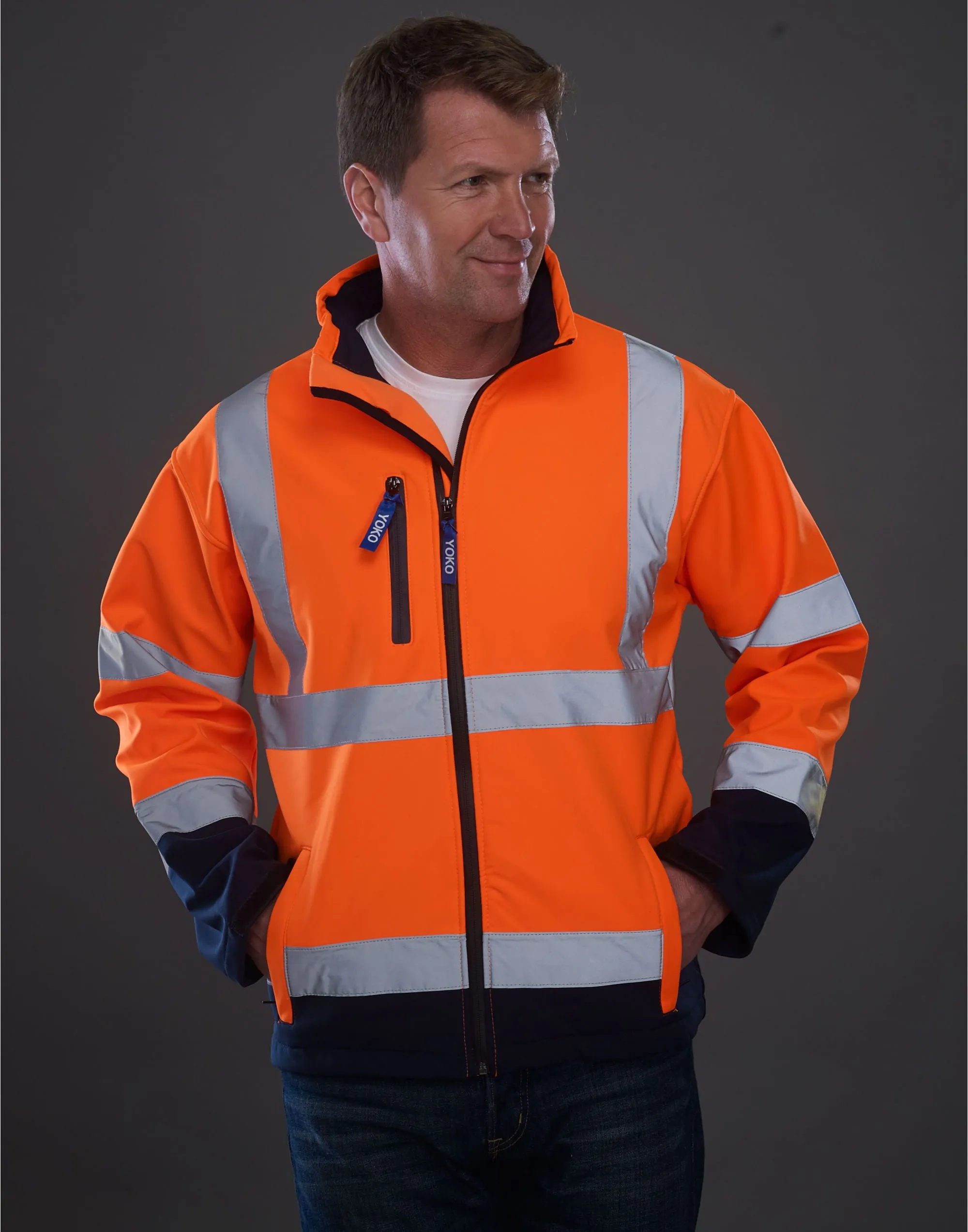 HVK09 Yoko Hi-Vis Softshell Jacket