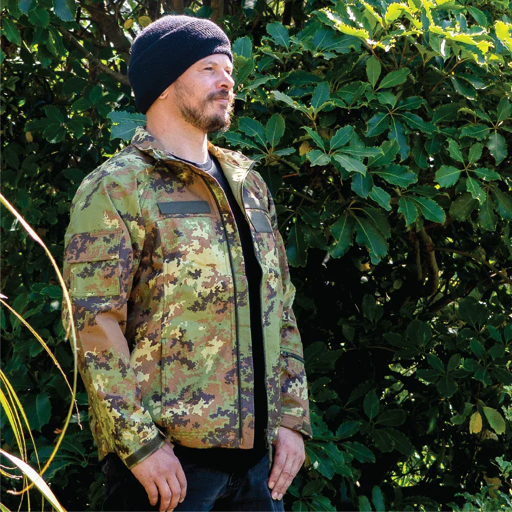 Italian Army Vegetato Softshell Jacket