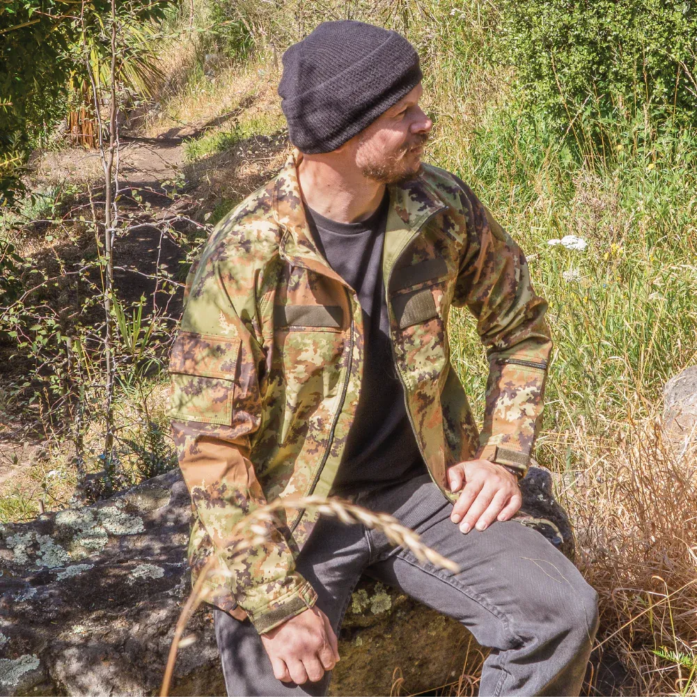 Italian Army Vegetato Softshell Jacket