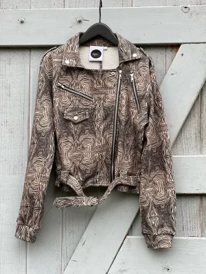 KINGSLEY KNIT MOTO  | BROKER PRINT