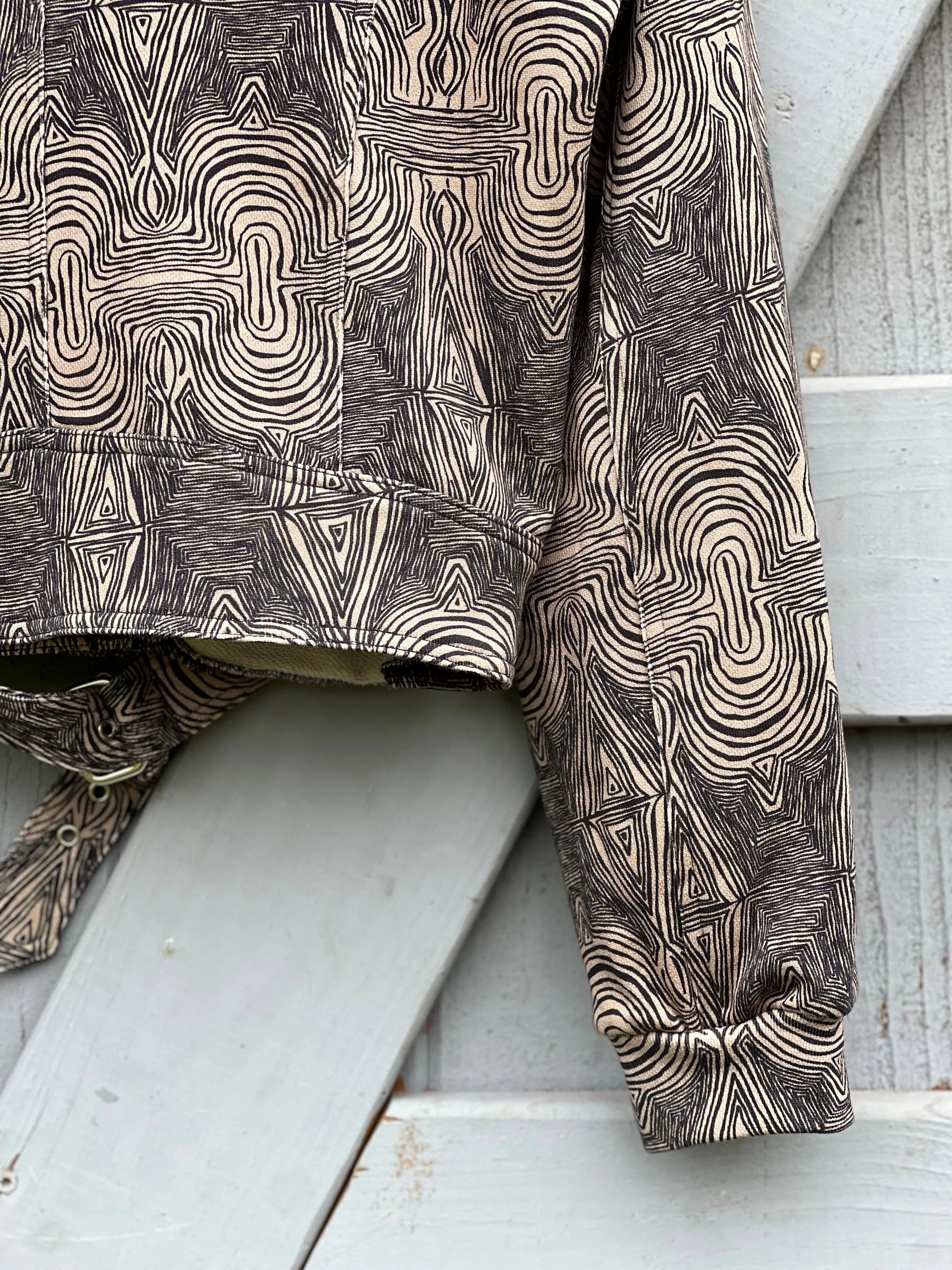 KINGSLEY KNIT MOTO  | BROKER PRINT