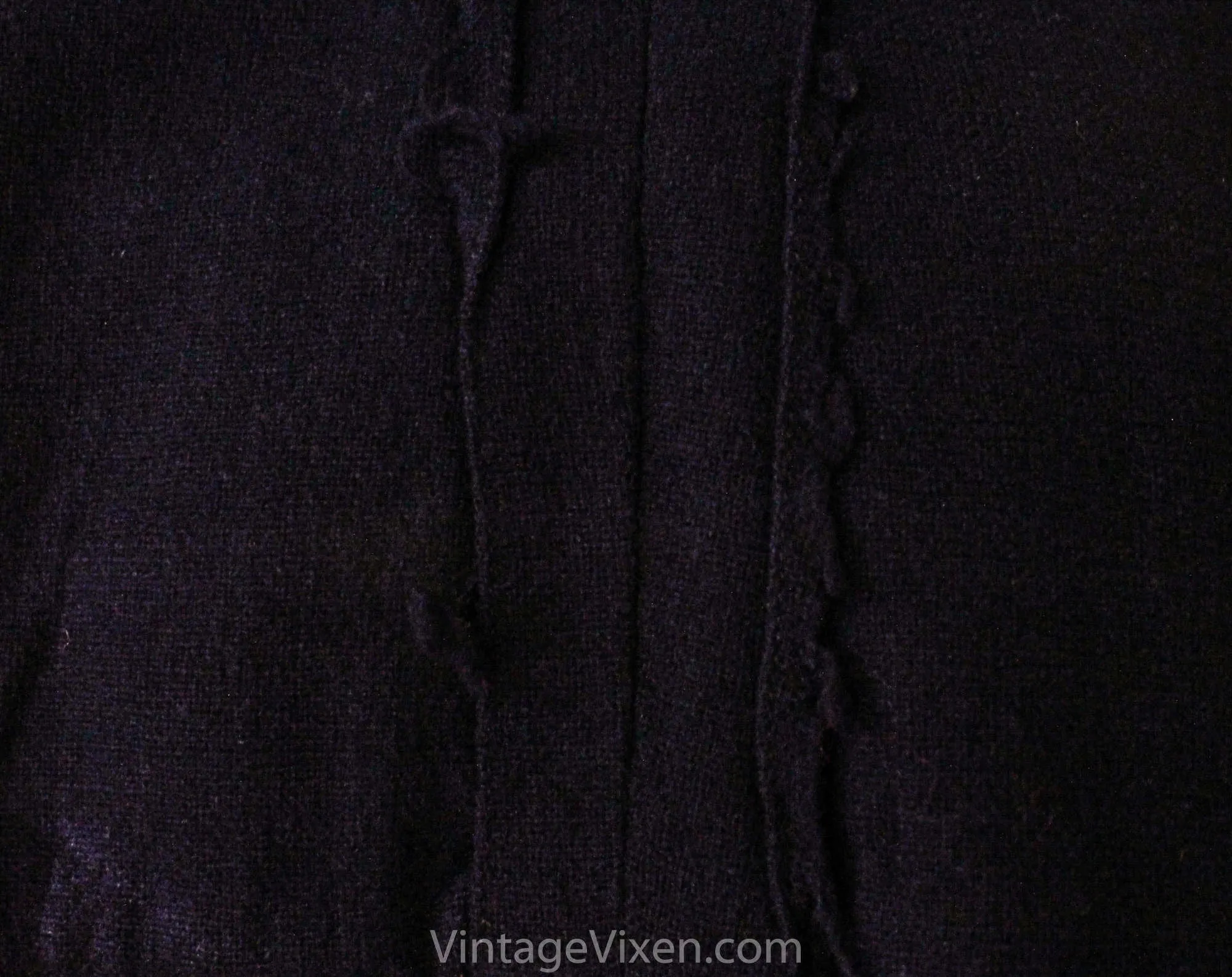 Size 6 1940s Suit - Navy Blue 40s Jacket & Skirt Set - Jacques Fath Look with Spiraling Metal Buttons - Pannier Pockets - Ruching - WWII Era