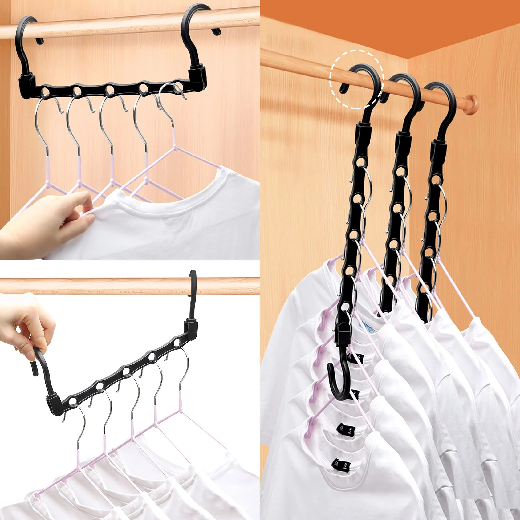 Stronger Closet Organizers and Storage Clothes Hanger